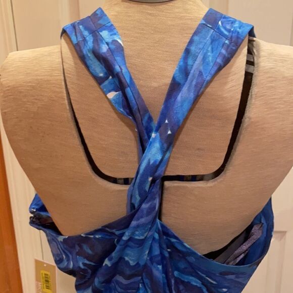 Michael Kors Surf Blue Fit & Flare dress - Picture 5 of 6